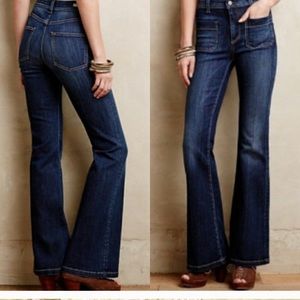 Anthro Pilcro Front Pocket Fit-Flare Jeans - 27